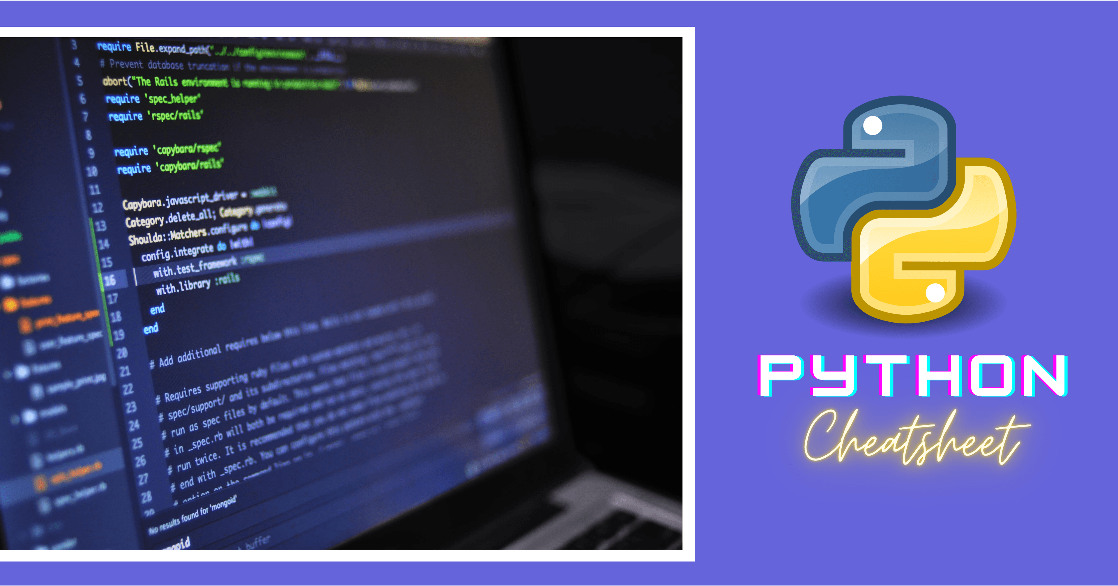 Python Cheatsheet 🔥